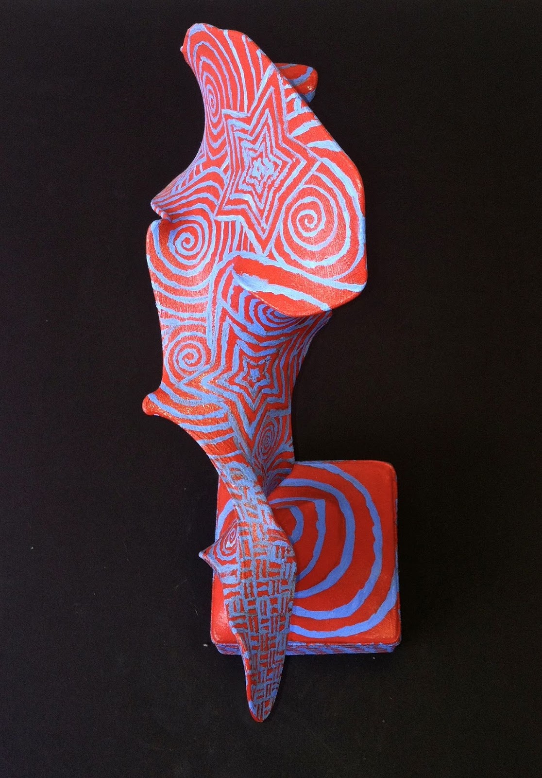 Kids Art Market Op Art Wire sculptures