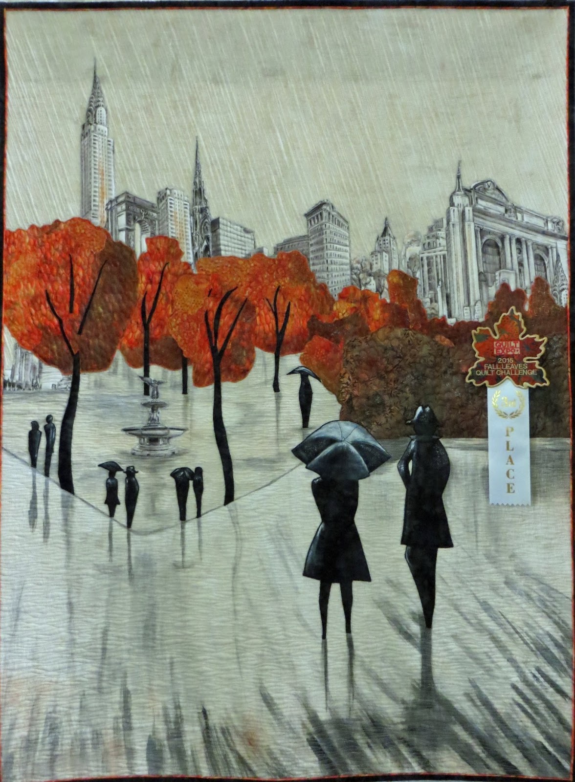 Cathy Geier's Quilty Art Blog Death and Dying and a Quick Quilt