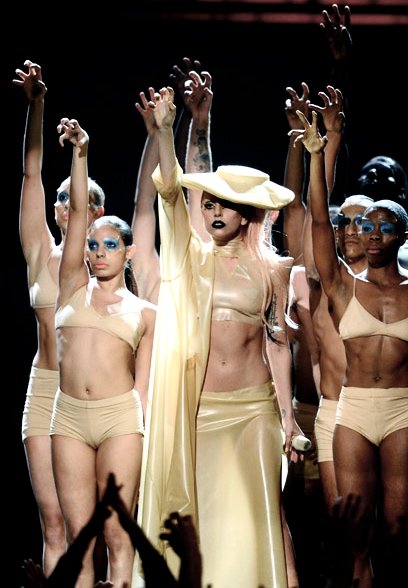 Lady Gaga Egg Dress At The Grammys. Lady+gaga+grammys+2011+egg