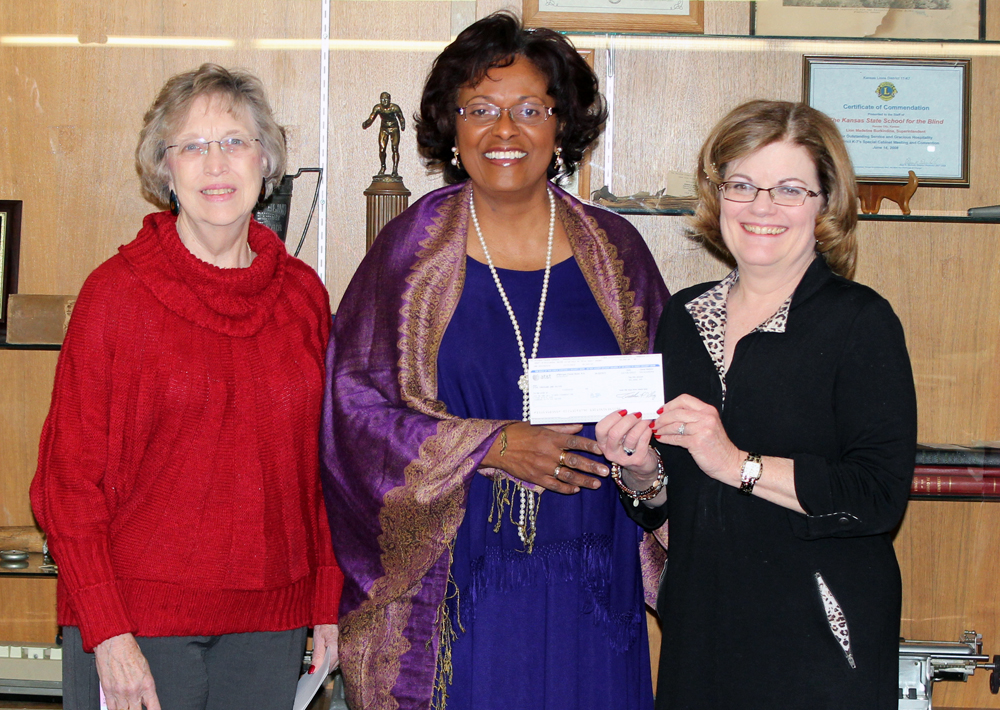 Kansas City Kansan AT&T contribution to benefit Kansas State School