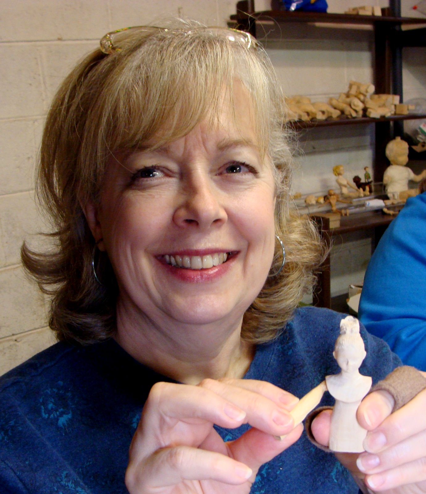 BIRMINGHAM DOLL CLUB OF ALABAMA WOODEN DOLL CARVING CLASS BY CORDELL