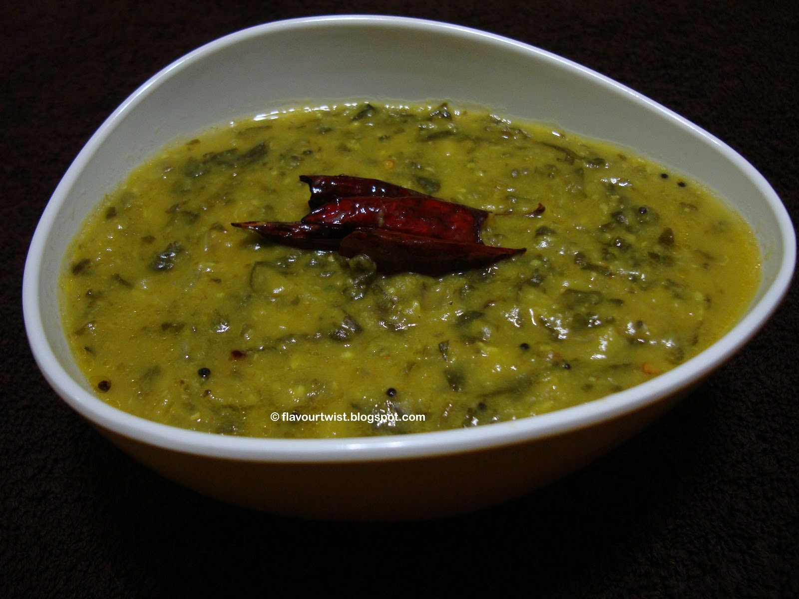 Flavour Twist Spinach Dal Curry( Cheera Curry)