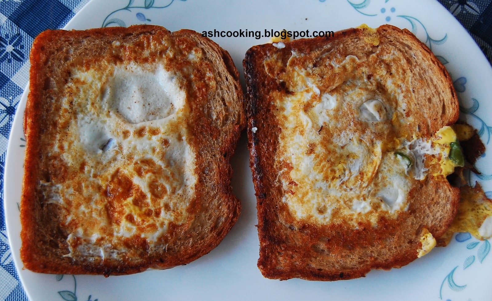 My Cookbook Egg, Chicken Bologna & Cheese Stuffed French Toast