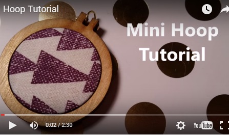 Mini Hoop pendant tutorial