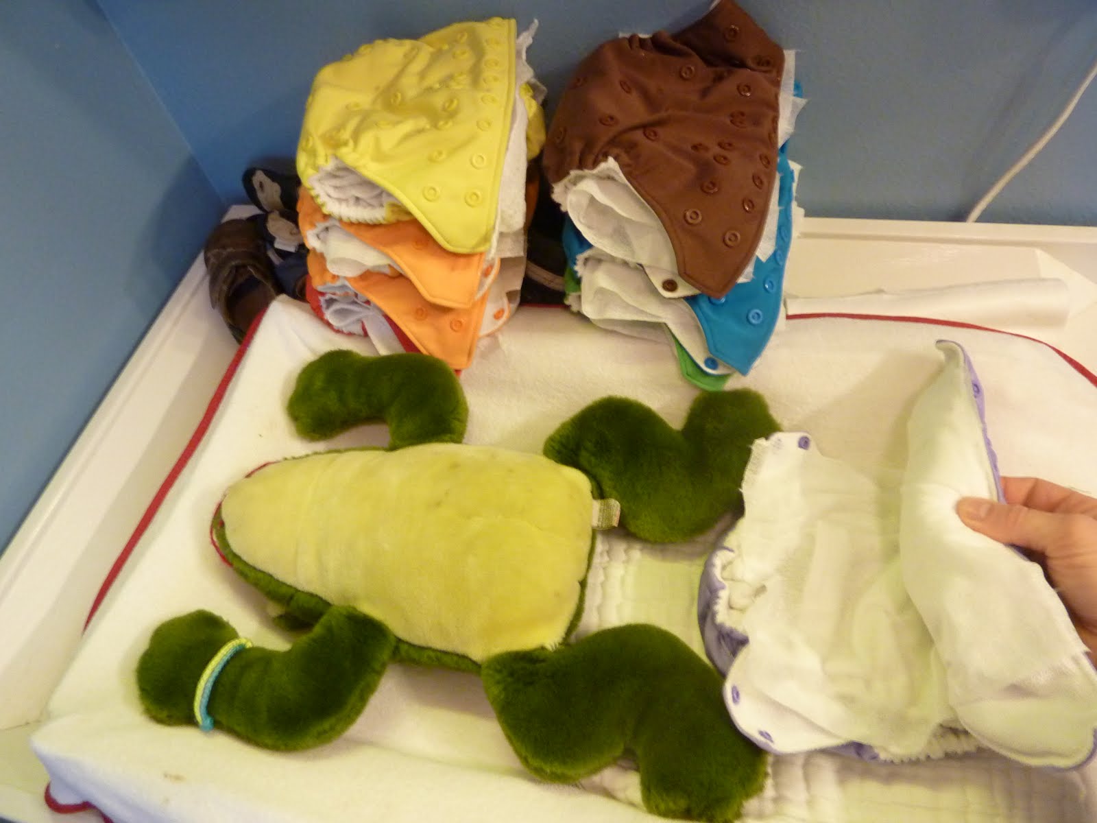 The Bower Family Happenings How to Use Disposable Diaper Liners