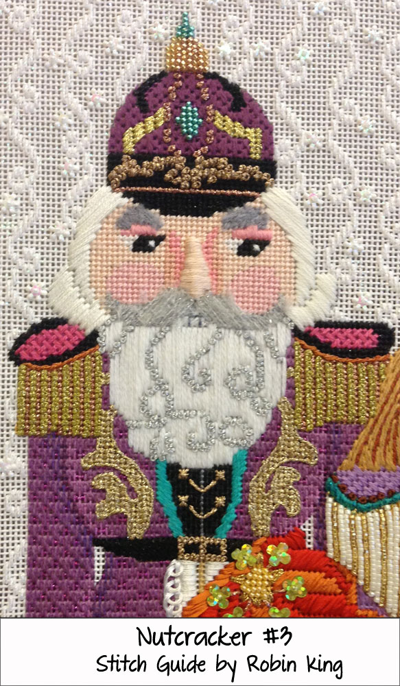 Needlepoint Study Hall Jolly Nutcrackers by dede Ogden and Robin King