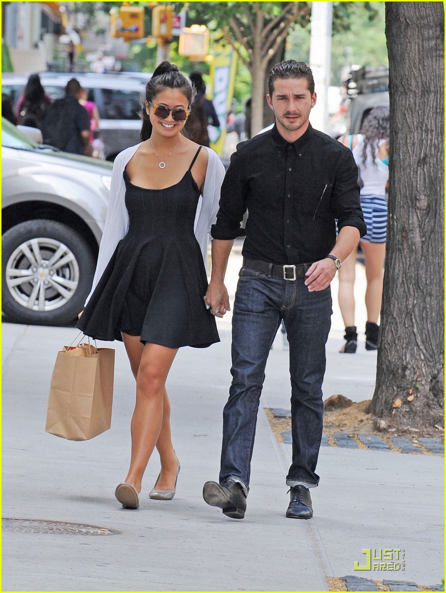 241543903 Actor Shia Labeouf With His Girlfriend 2011