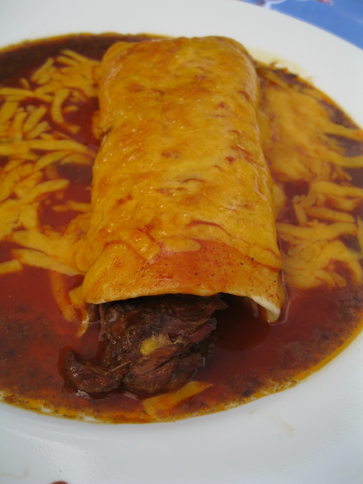 TIP GARDEN Crockpot Chile Colorado Burritos