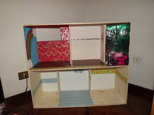casa di barbie di cartone fai da te