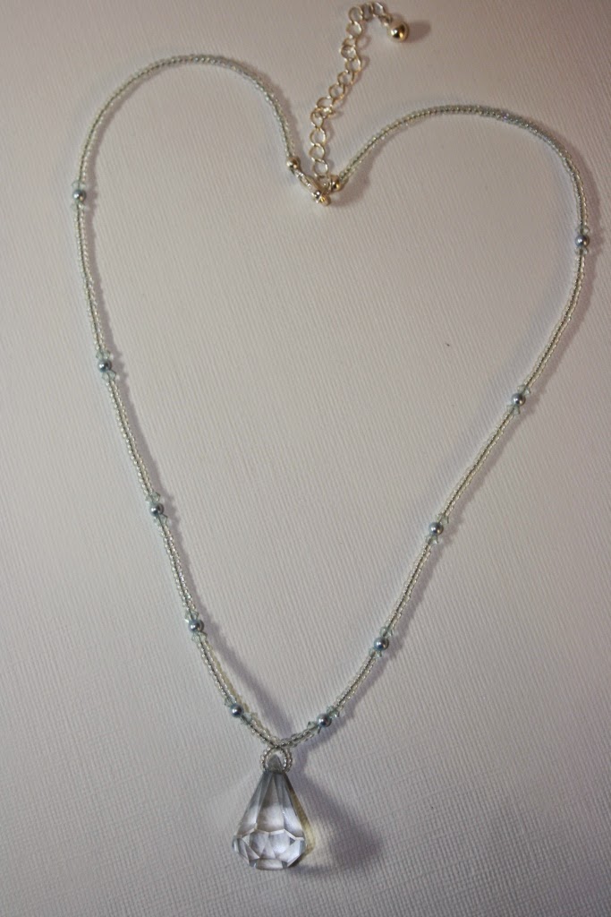 My Craft World Swarovski Crystal Blue Shade Raindrop Pendant