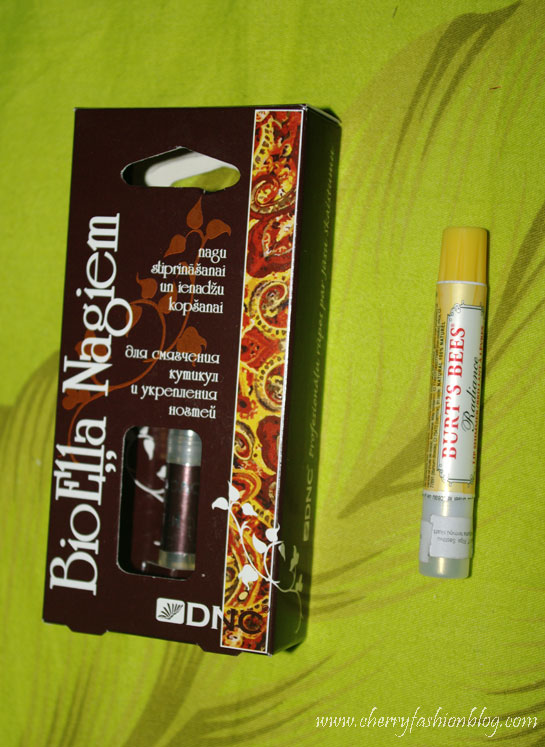 Burts bees, lip balm, cuticle oil, beauty products