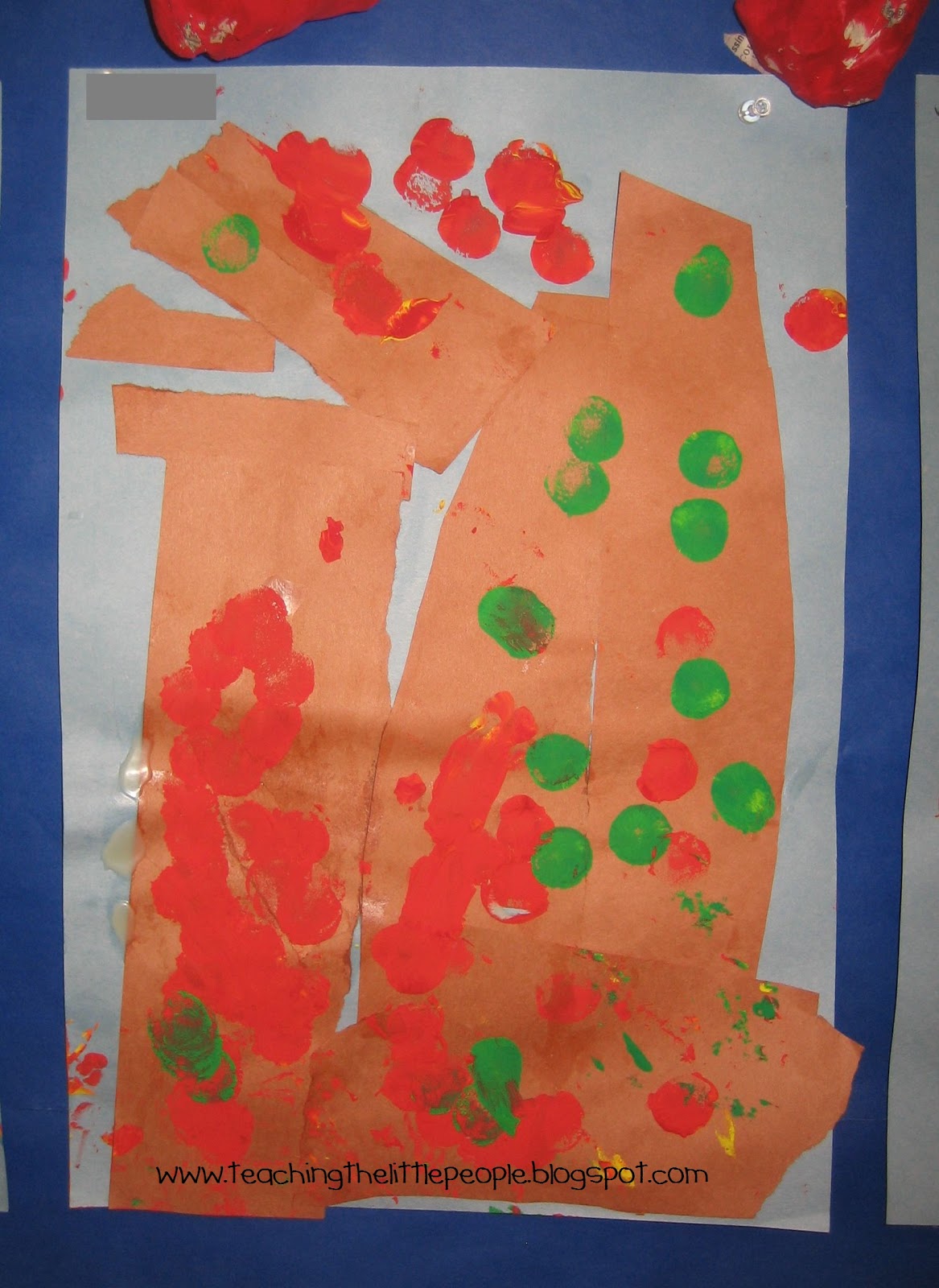 Teaching The Little People: Making Tree Art in Preschool