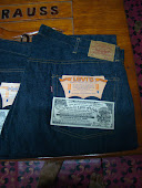 vintage levis 501A circa 1966