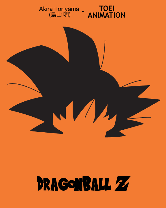 Jared R Dragon Ball Z Minimalist Poster