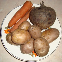 как легко почистить вареные овощи