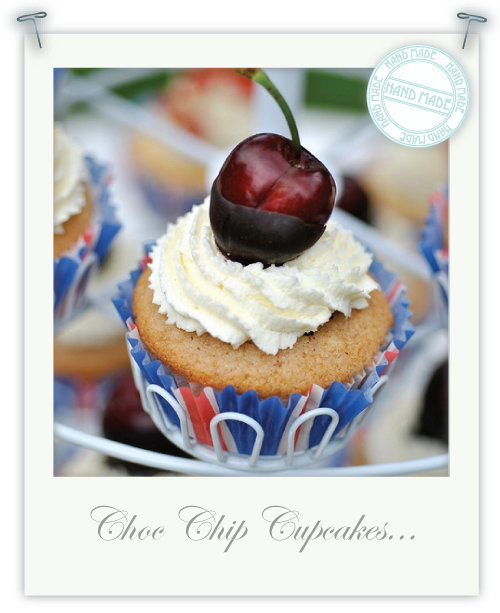 Gluten-free choc chip cupcakes Gluten-free choc chip cupcakes