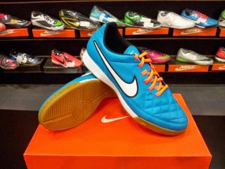 nike tiempo genio blue orange