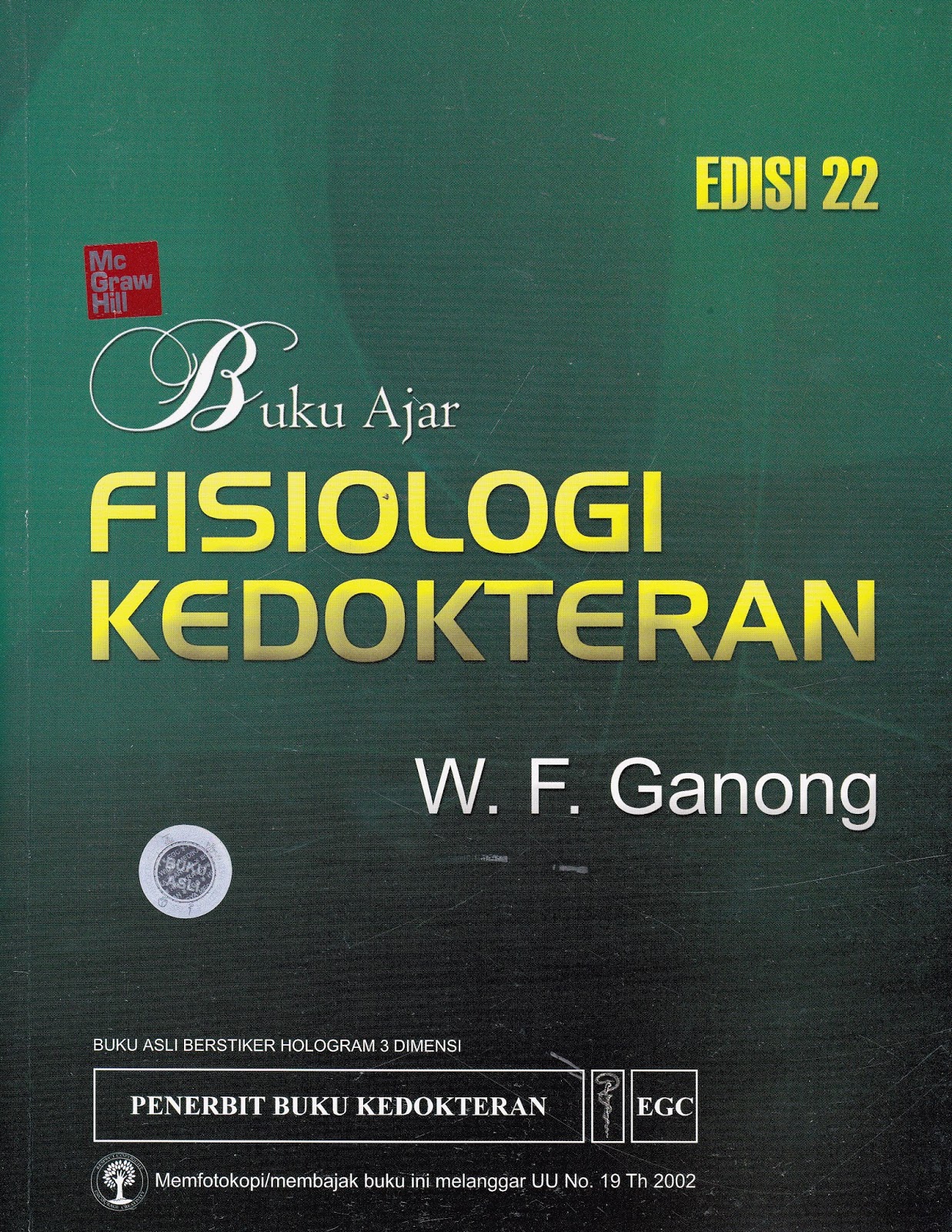 Buku Ajar Fisiologi Kedokteran Ganong Pdf Download