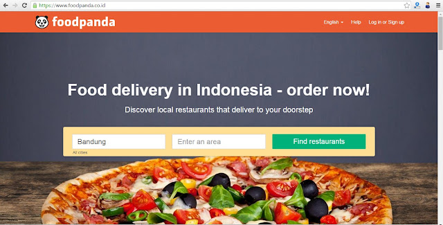Tampilan Website Foodpanda Tampilan Website Foodpanda