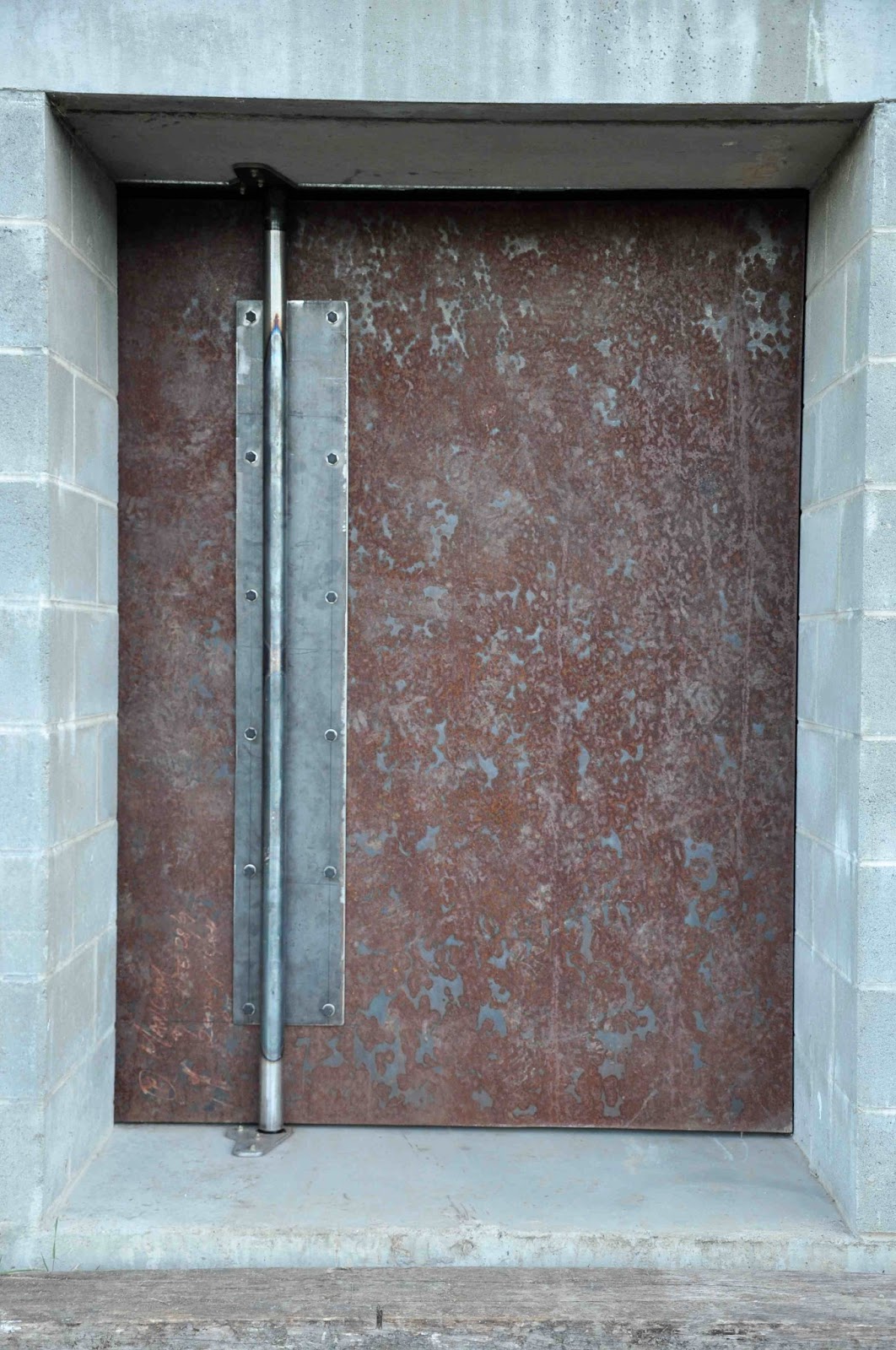 basement steel door. MotoFotoStudio