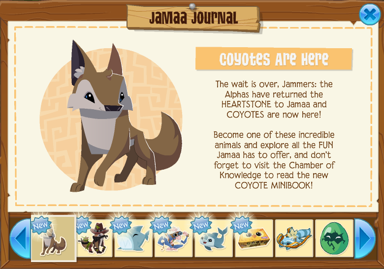 Animal Jam Sky Blog Coyotes Are Here