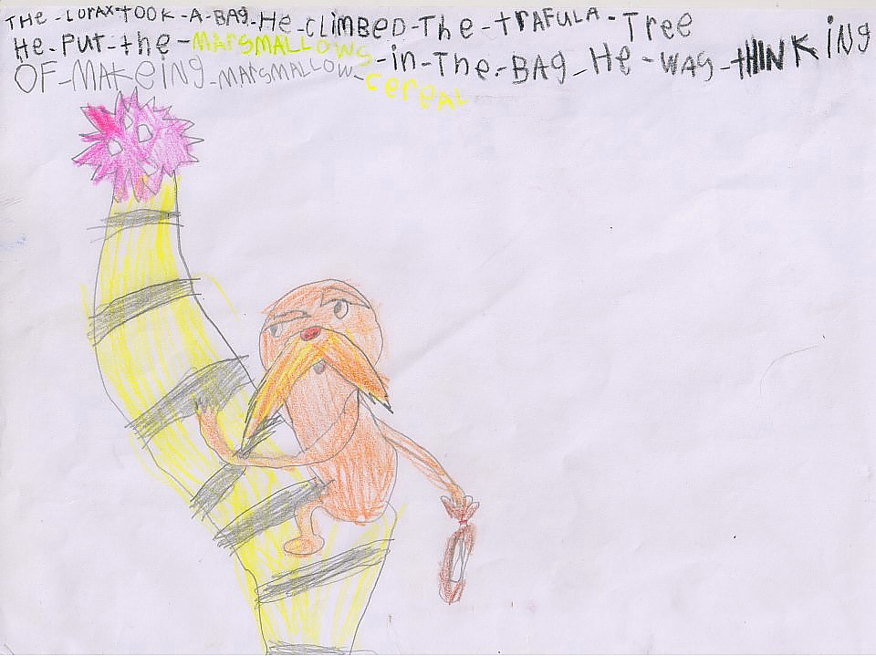 Children Writers The Lorax & the Marshmallows. By Medina Zaharah