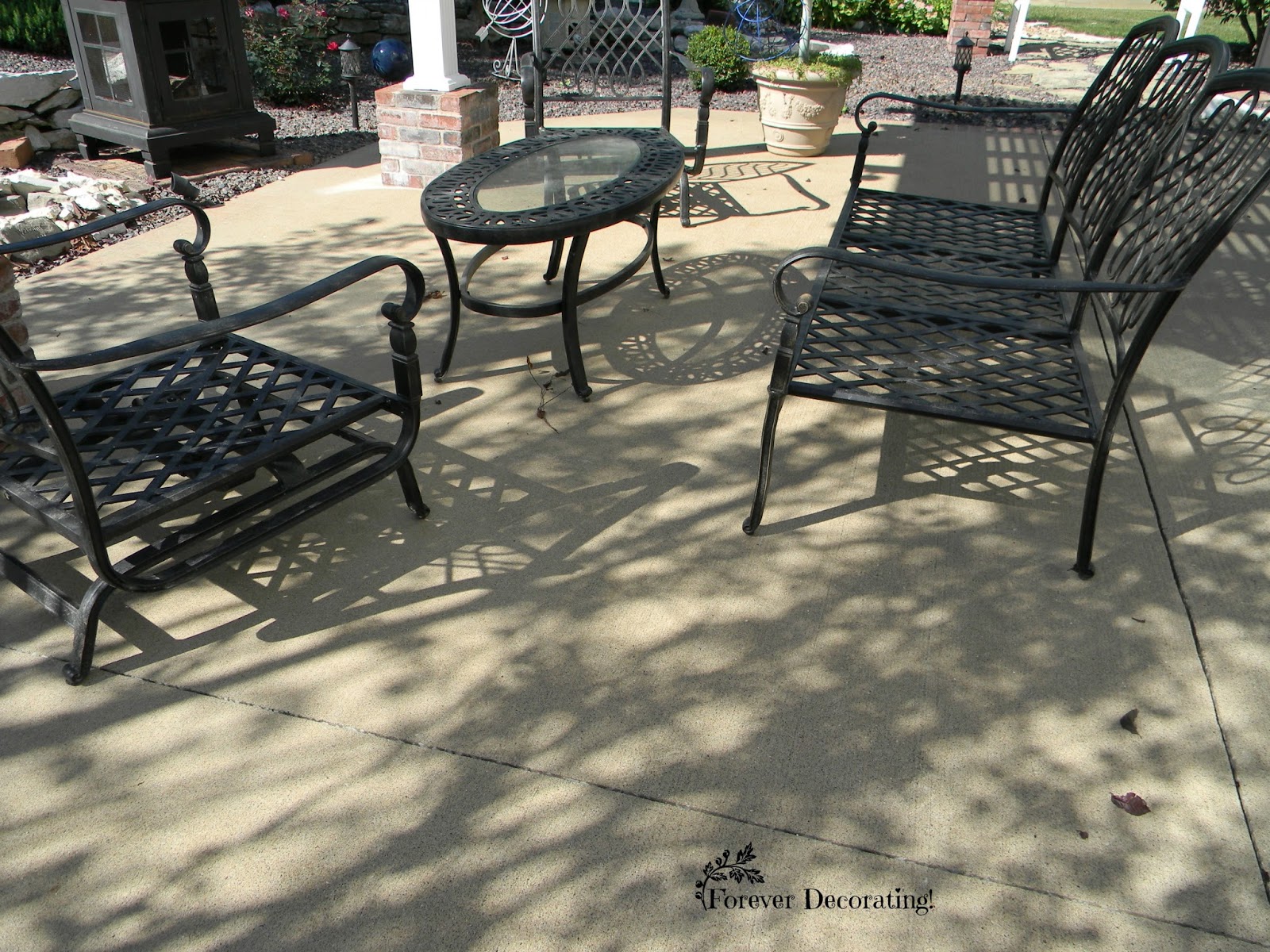 Forever Decorating! Painted Patio Rug!