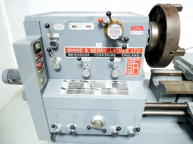 Used Binns & Berry Centre Lathe from Electro Motion