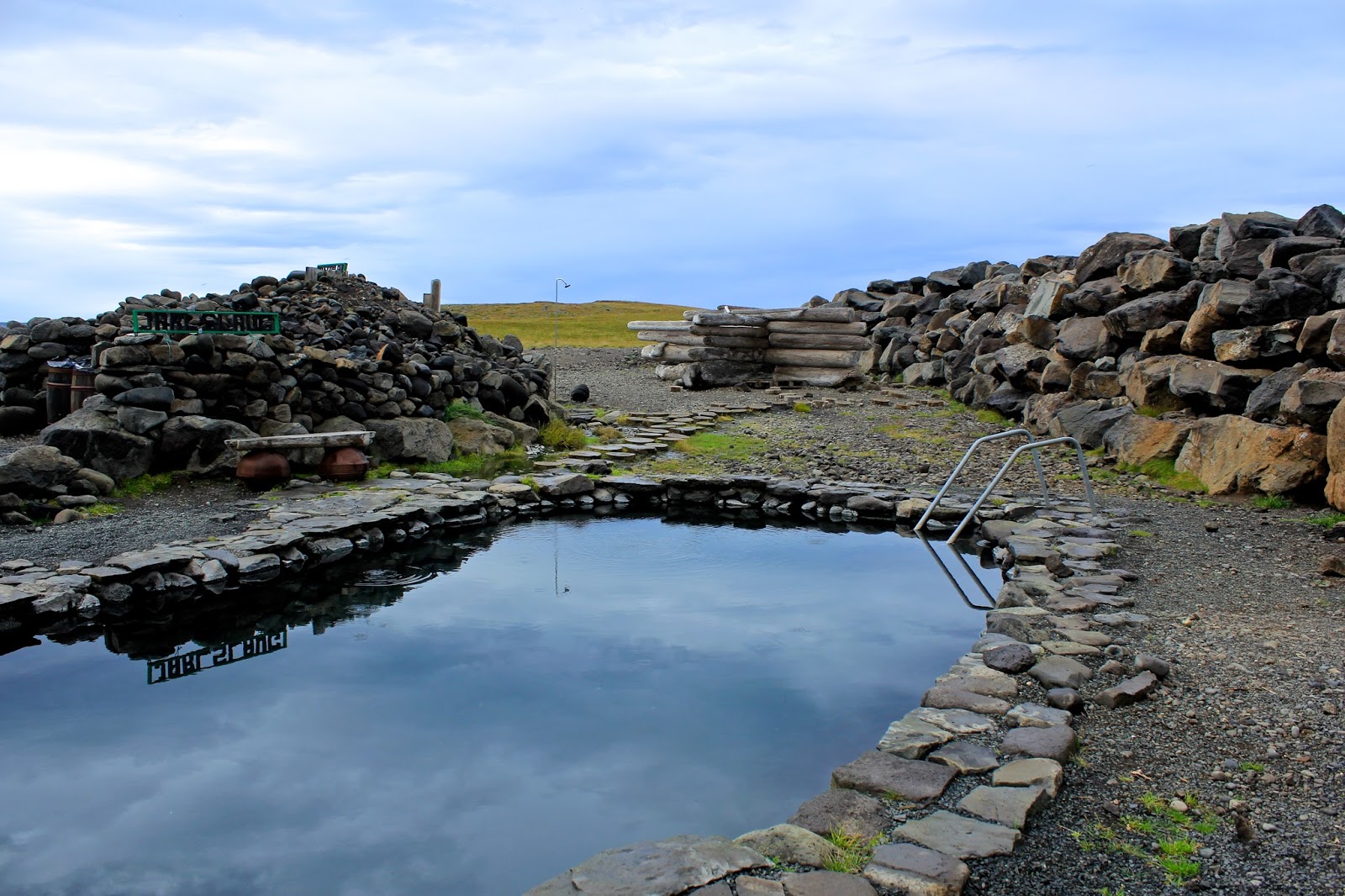 Unexplorable Getting off the beaten track the hot pot at Grettislaug
