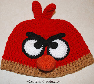Crochet Angry Bird Child Hat