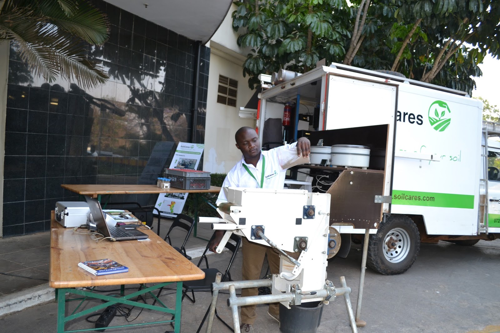 PAMACC News A mobile soil testing facility now available in Kenya