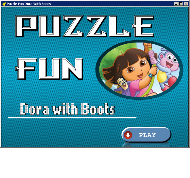 Puzzle Fun Dora With Boots Download Free Flash Games