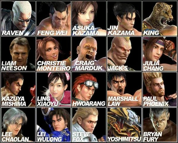 tekken 3 all players combos