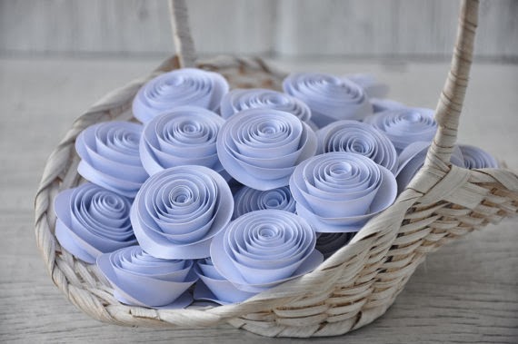 Rose out of paper. Rose out of paper.
