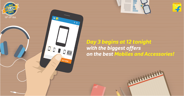 Flipkart Big Billion Days - List of Offers on Mobiles & Accessories MOBILES, ACCESSORIES & WEARABLE DEVICES OFFERS Big Billion Days