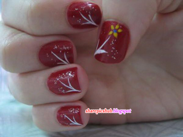 latest nail art design 2013