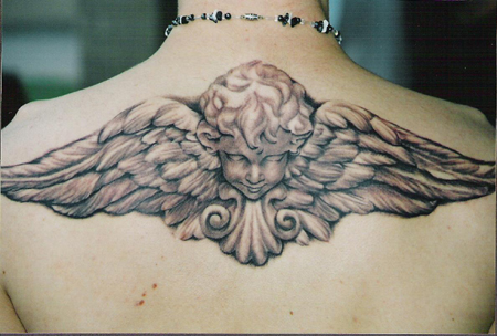 Every one wants to have a unique and latest angel tattoo design 