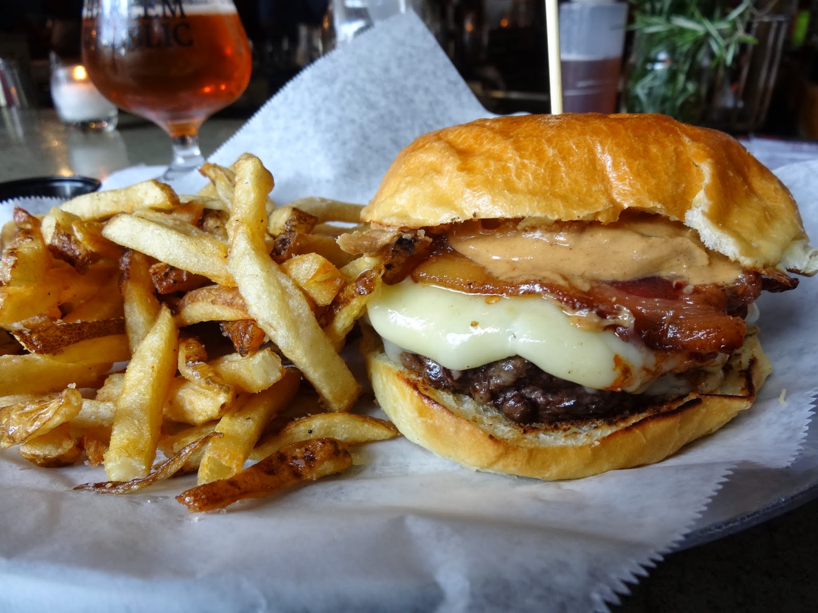 The Foodie Monster! The Peanut Butter Burger and Great Craft Beers at