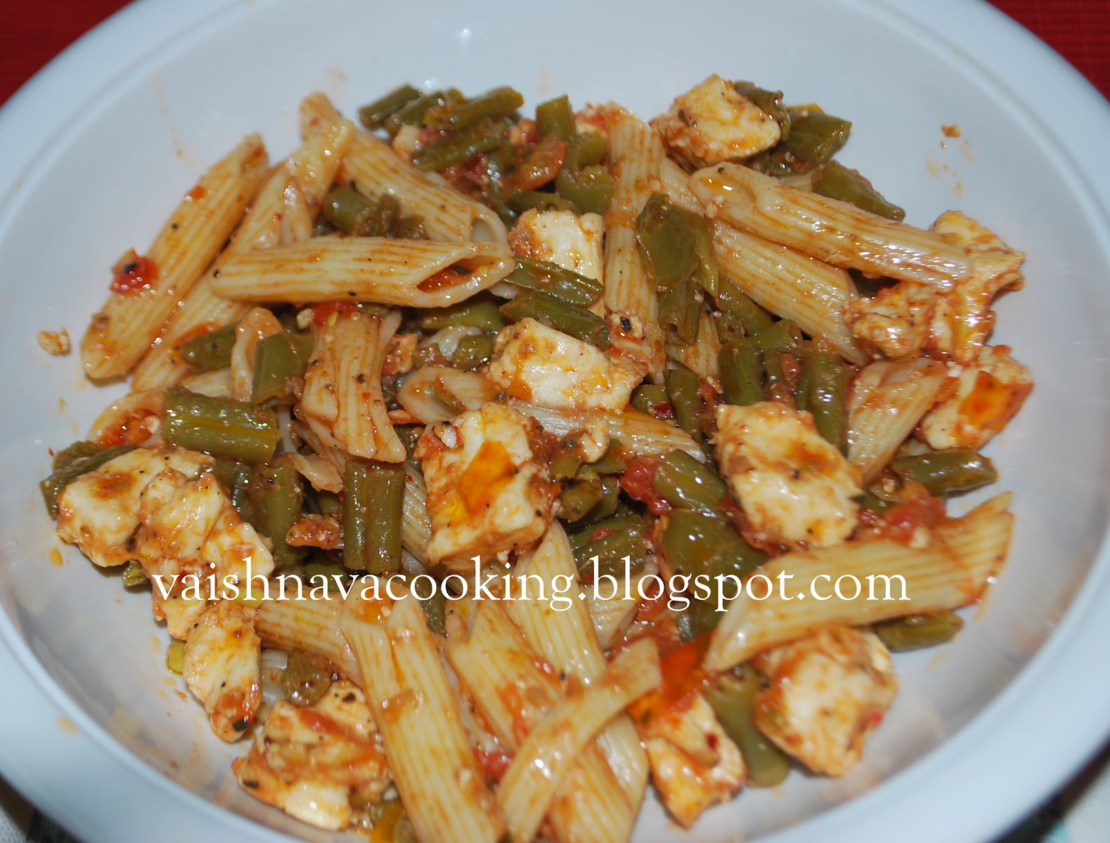 MY SATVIK KITCHEN: MIXED VEGETABLE PASTA