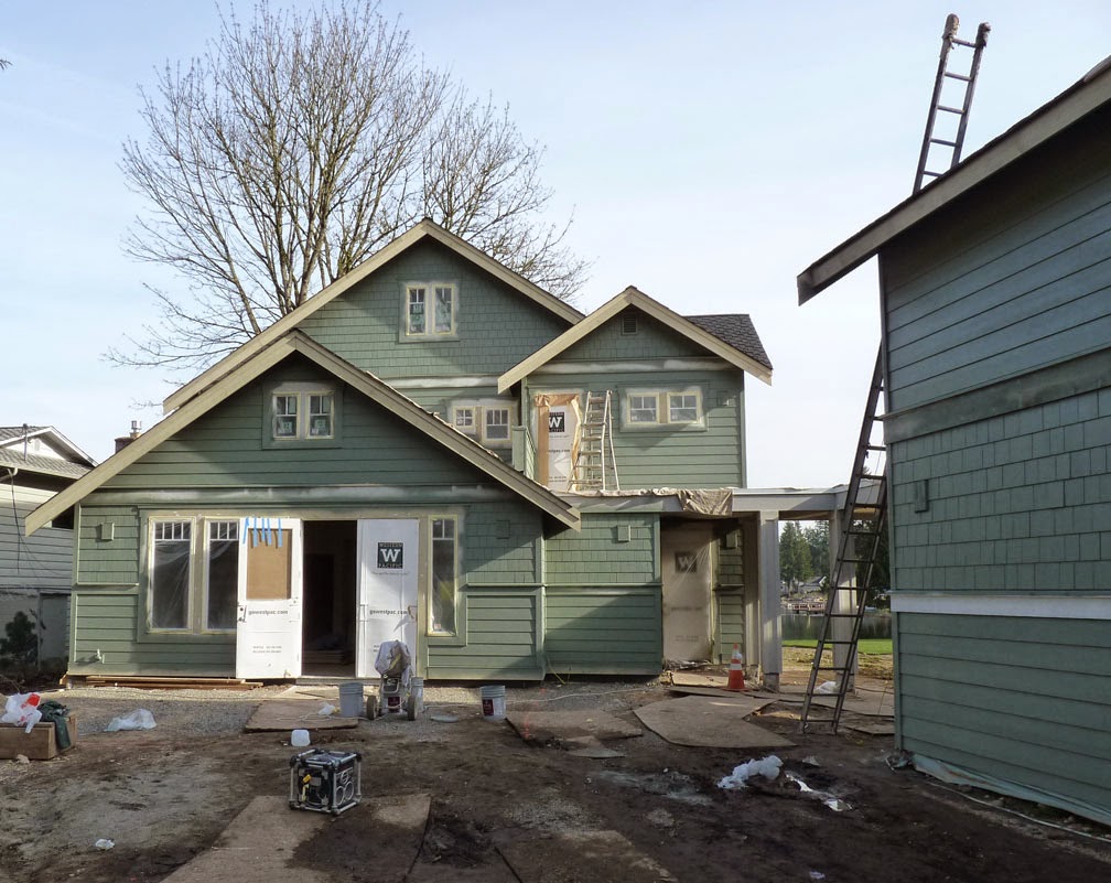 Mill Pond Cottage exterior paint day! Mill Pond Cottage exterior paint day!