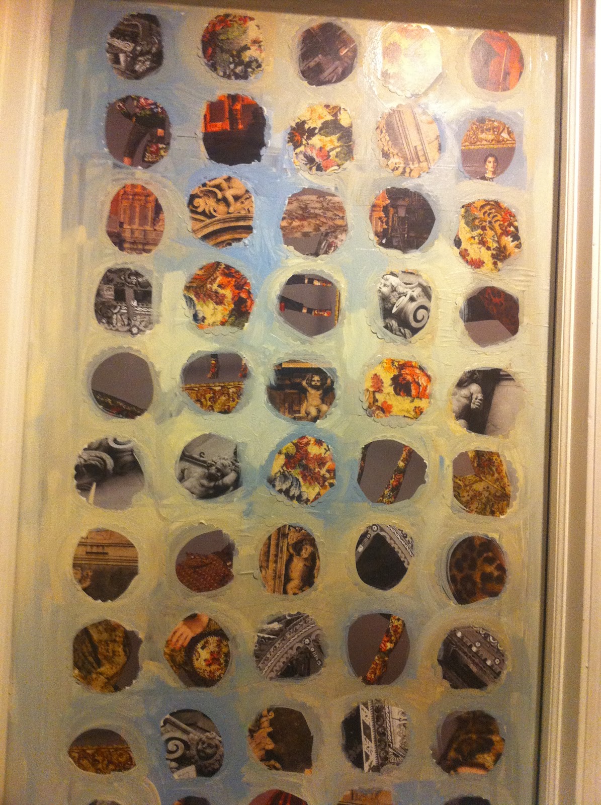 treasures from acorn hill mixed media door