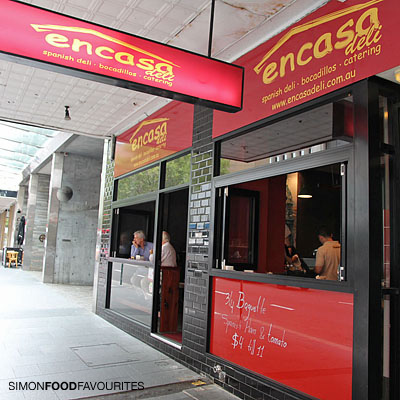 Simon Food Favourites Encasa Deli Spanish Cbd Sydney 24 Jan 2012