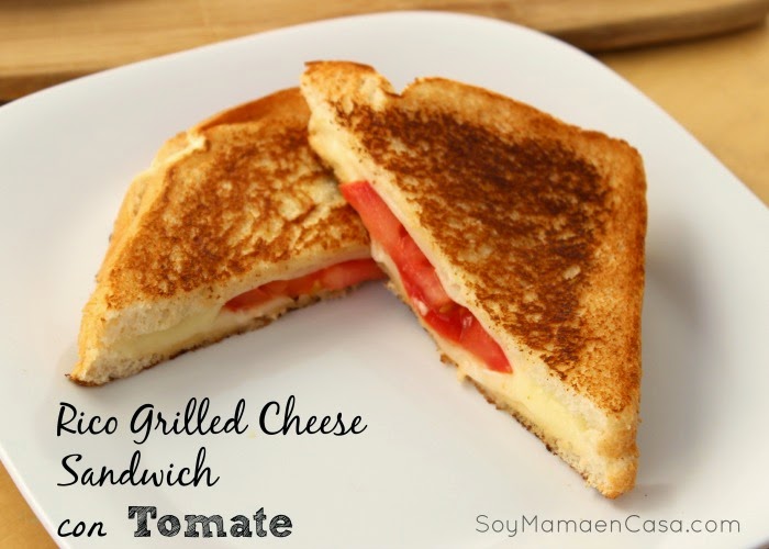 rico grilled cheese sandwich con tomate rico grilled cheese con tomate