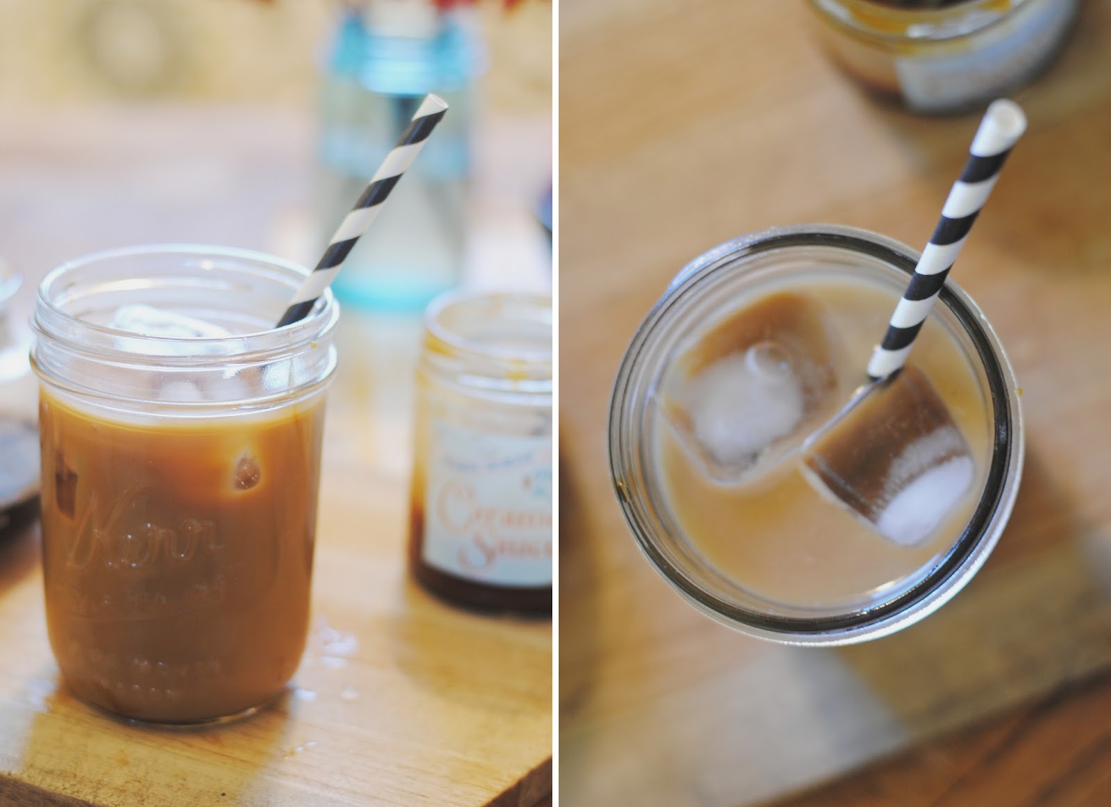 nest + venture do it cheap caramel iced coffee