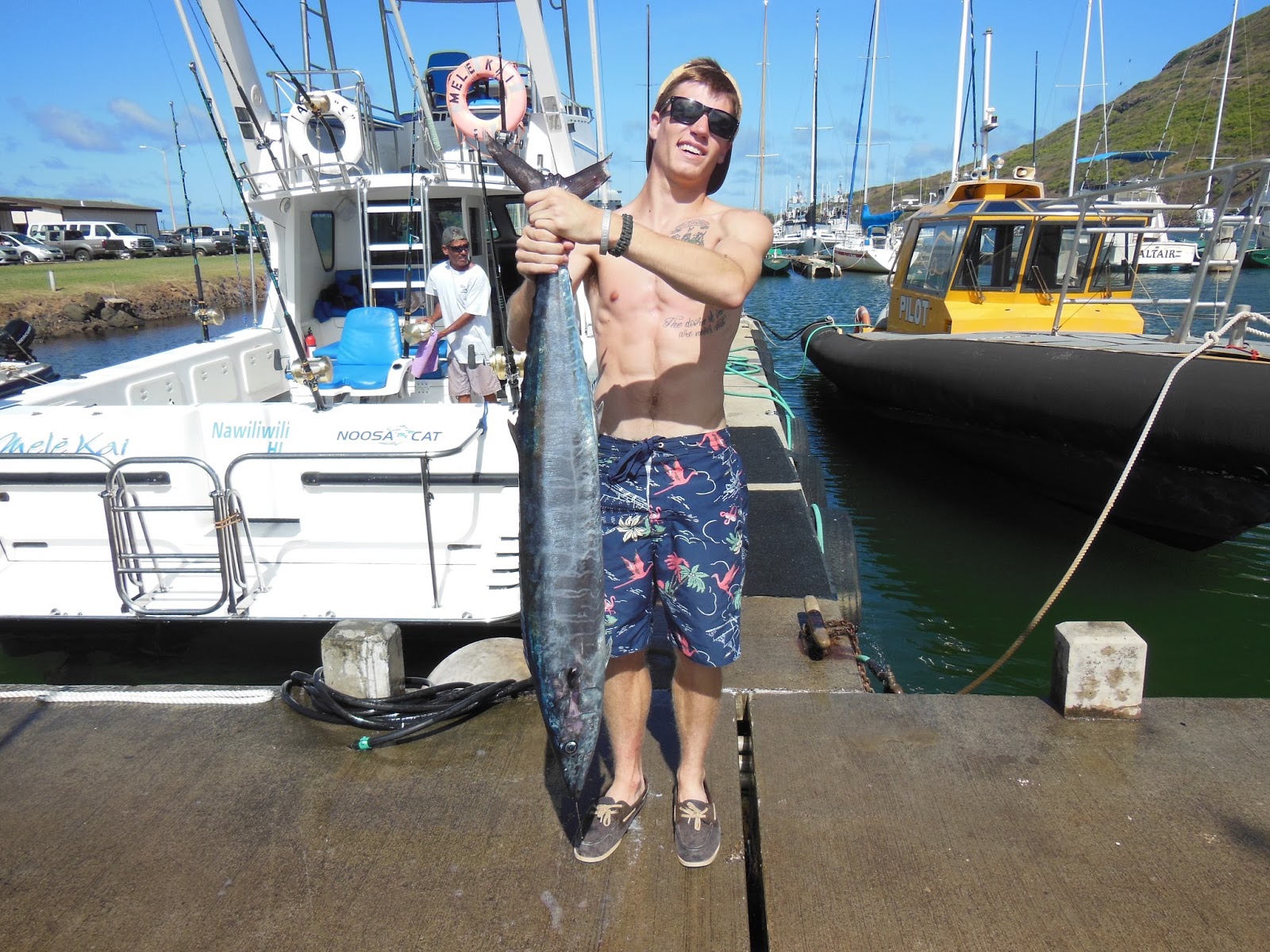 Clure Fishing Chaters Kauai Hawaii Afternoon Trip Wahoo Kauai
