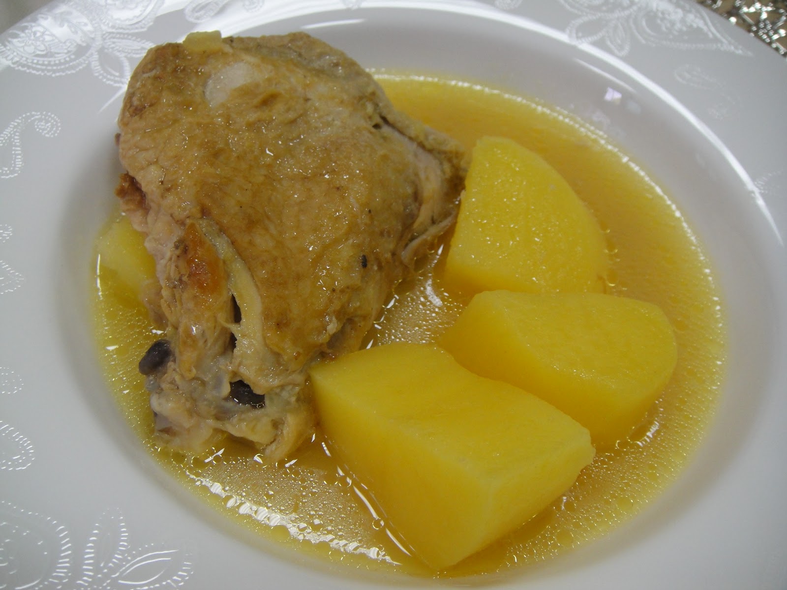 Maryam's Culinary Wonders 216. Chicken Lemon Saffron Stew