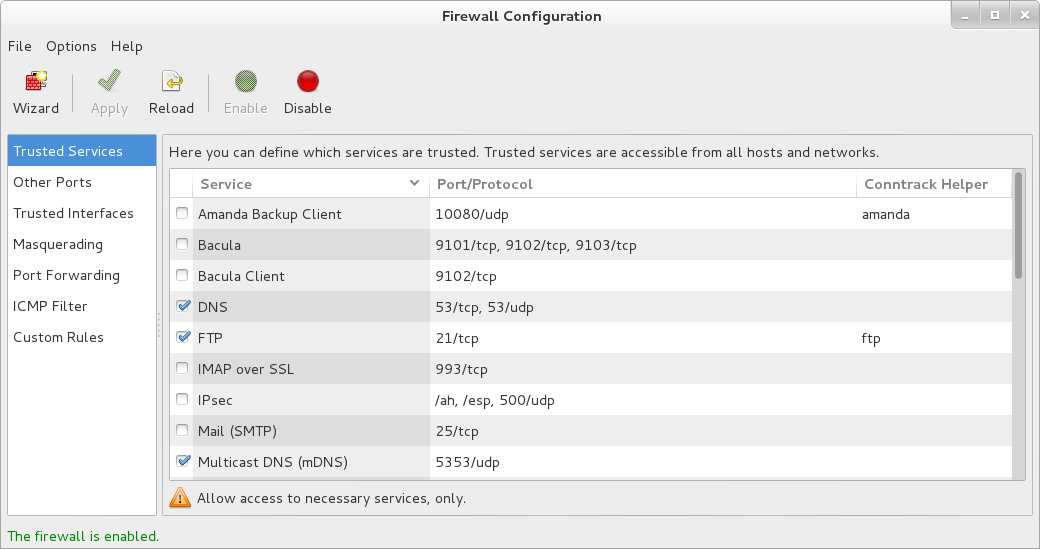 Tip Cómo deshabilitar FirewallD y volver a systemconfigfirewall en