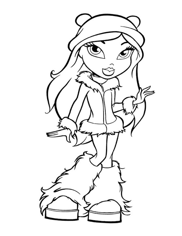 Bratz Coloring Pages Top Coloring Pages