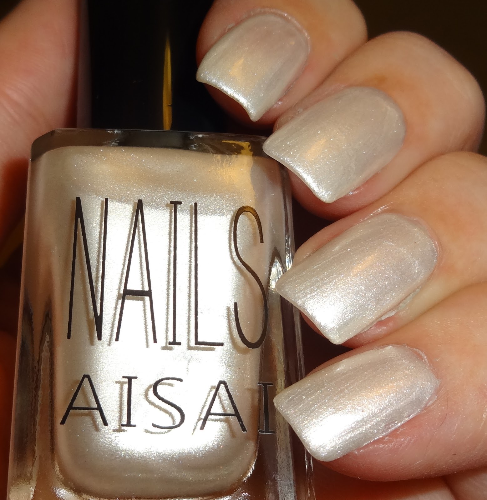 Wendy's Delights Born Pretty Store White Shimmer Nail polish