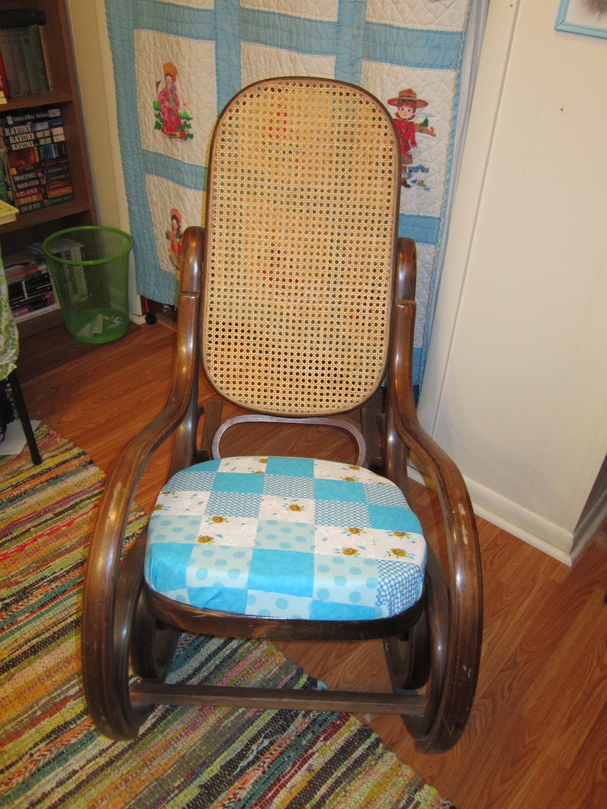 Missy's Homemaking Adventures Rocking Chair refinish.